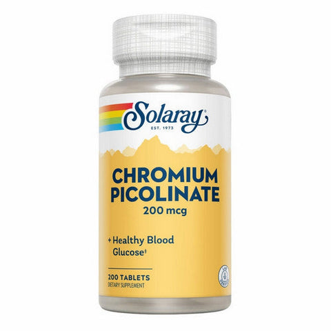 Solaray, Chromium Picolinate, 200 Mcg, 200 Tabs Solaray