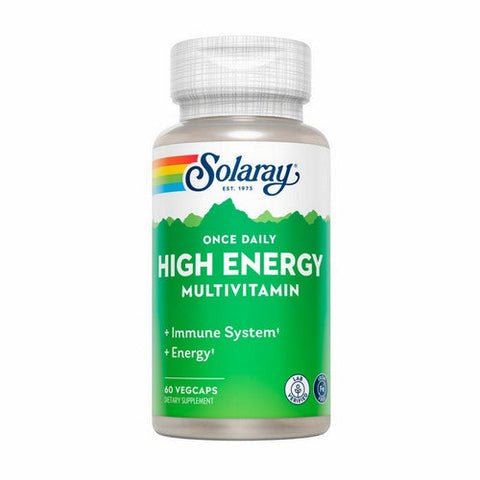 Solaray, Once Daily High Energy Iron-Free, 60 Caps Solaray