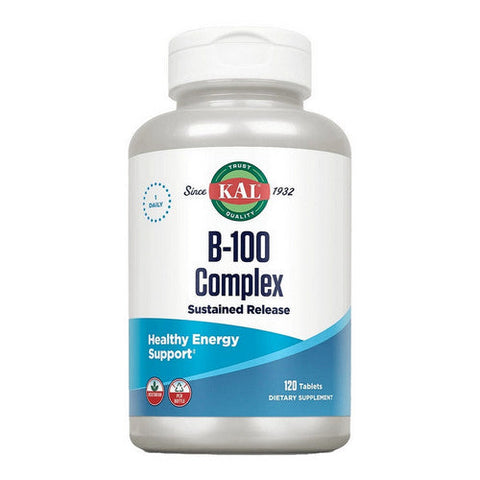Kal, B-100 Complex Sustained Release, 120 Tabs Kal