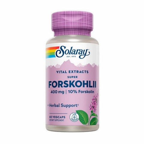 Solaray, Super Forskohlii, 400 Mg, 60 Veg Caps Solaray