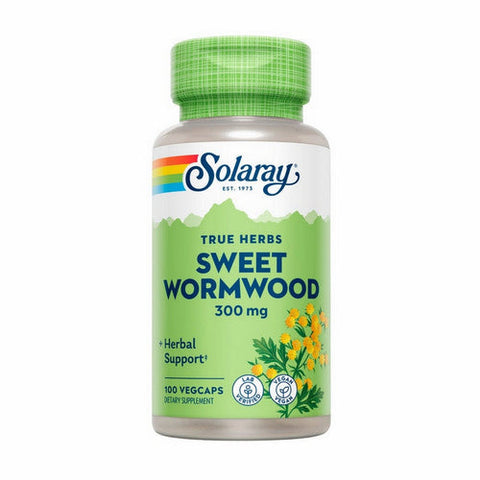 Solaray, Sweet Wormwood, 300 Mg, 100 Veg Caps Solaray