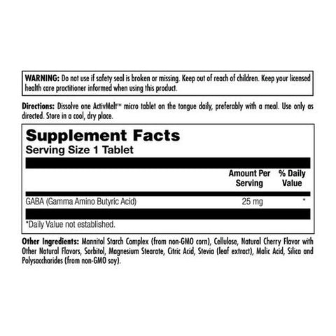 Kal, Gaba Cherry, 25 Mg, 120 Tabs Kal