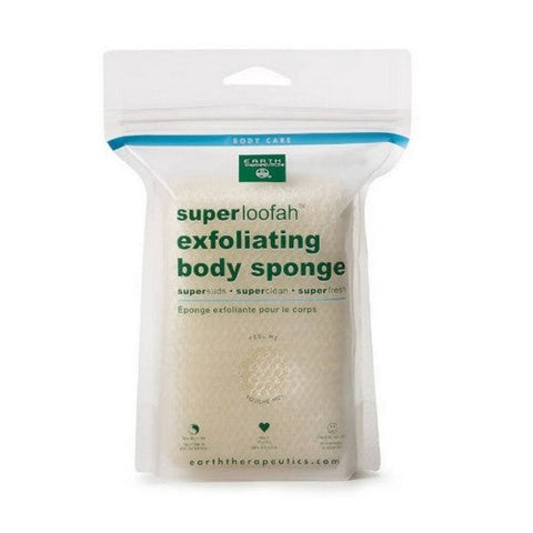 Earth Therapeutics, Loofah Exfoliating Body Sponge, Count Earth Therapeutics
