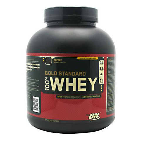 Optimum Nutrition, 100% Whey Gold, Coffee 5 lbs Optimum Nutrition