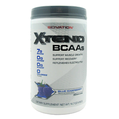 Scivation, XTEND, Blue Raspberry 30 serving / 14.70 oz Scivation