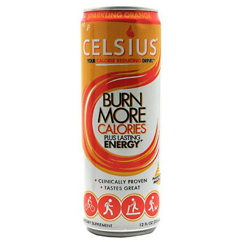 Celsius, Celsius, Orange 12/12oz Celsius