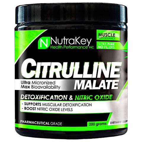 Nutrakey, CITRULLINE MALATE POWDER, 200 grams Nutrakey