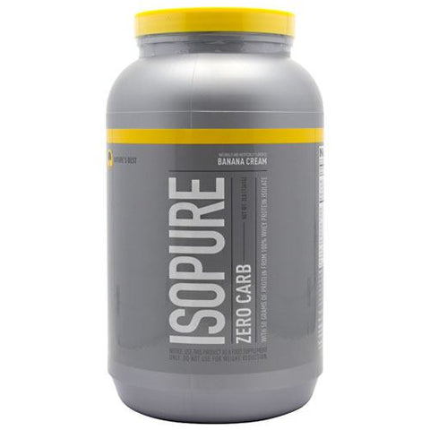 Nature's Best, Isopure, Banana and Cream 3 lbs Nature's Best