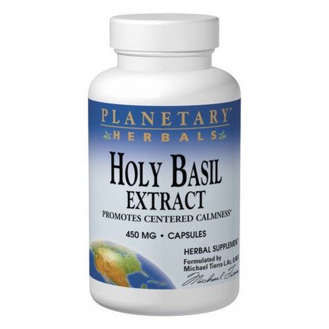 Planetary Herbals, Holy Basil Extract, 450 MG, 180 Cap Planetary Herbals
