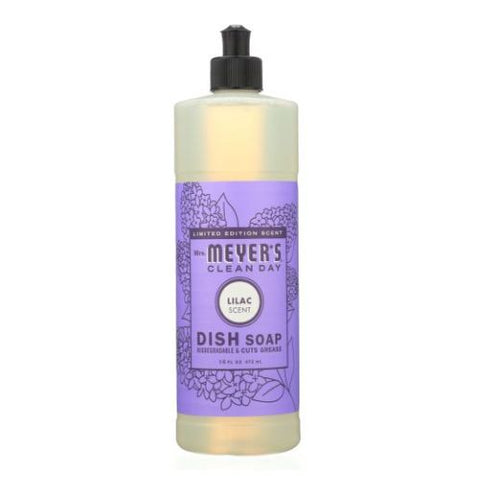 Mrs. Meyer's, Clean Day Liquid Dish Soap Lilac, 16 Oz(Case Of 6) Mrs. Meyer's