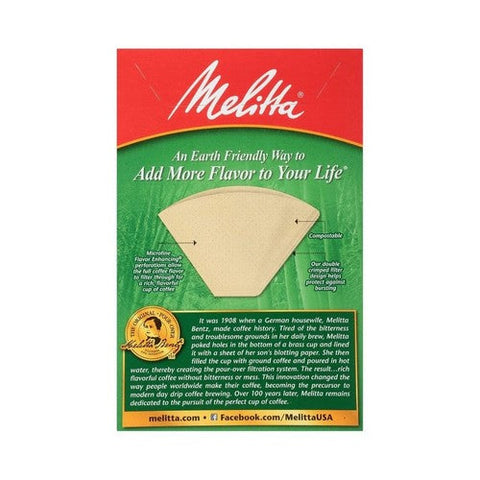 Melitta, Natural Brown Cone Filter No4, 80 Count Melitta