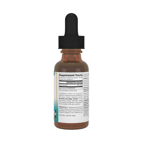 Source Naturals, Wellness Colloidal Silver Liquid, 30 Ppm, 2 Oz Source Naturals