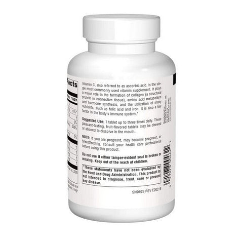 Source Naturals, Chewable C Acerola Cherry, 500 mg, 100 Tabs Source Naturals