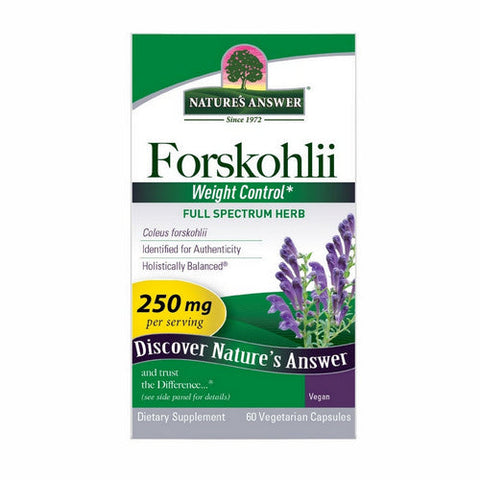 Nature's Answer, Forskohlii, 250 Mg, 60 Veg Caps Nature's Answer