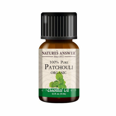 Nature's Answer, Pure Organic Essential Oil Patchouli, 0.5 Oz Nature's Answer