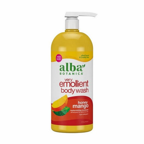 Alba Botanica, Body Bath Honey Mango, 32 FL Oz Alba Botanica