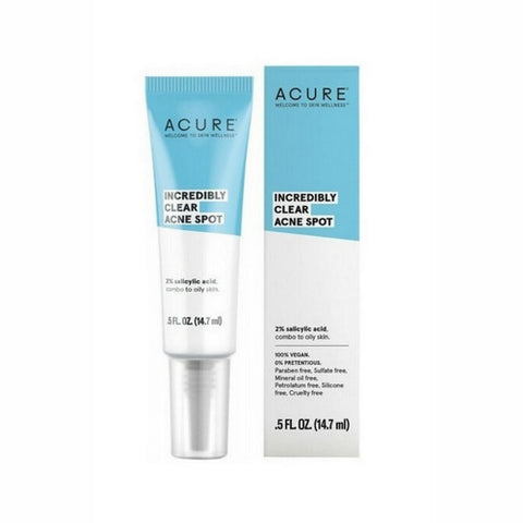 Acure, Incredibly Clear Acne Spot, 0.5 Oz Acure