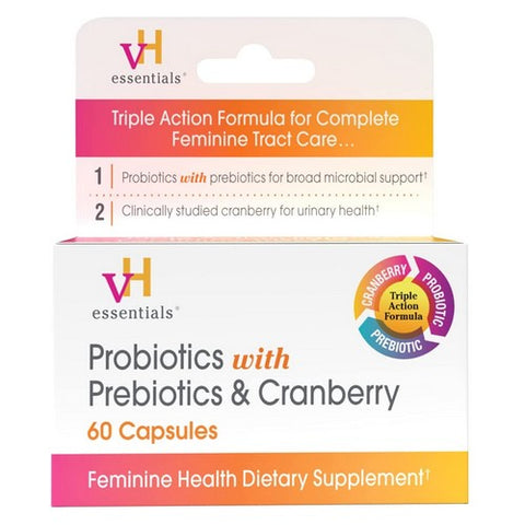 Womens Health Formulas / Lake Consumer Products, Probiotics with Prebiotics Cranberry, 60 Count Womens Health Formulas / Lake Consumer Products
