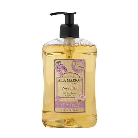 A La Maison, Hand & Body Soap Rose Lilac, 16.9 FZ A La Maison