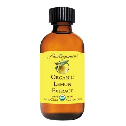 Flavorganics, Organic Lemon Extract, 2 Oz Flavorganics