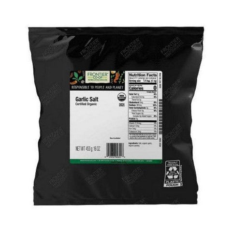 Frontier Coop, Organic Garlic Salt, 16 Oz Frontier Coop