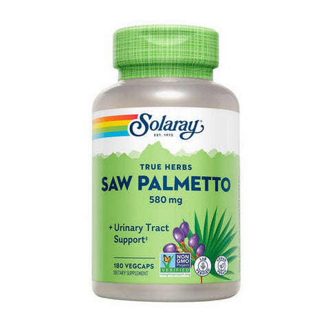 Solaray, Saw Palmetto, 580 mg, 180 Caps Solaray