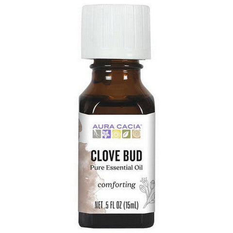 Aura Cacia, Pure Essential Oil Clove Bud, 0.5 Fl Oz Aura Cacia