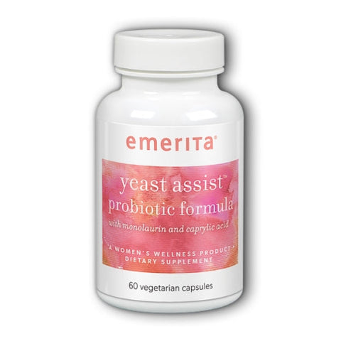 Emerita, Yeast Assist Probiotic Formula, 60 Veg Caps Emerita