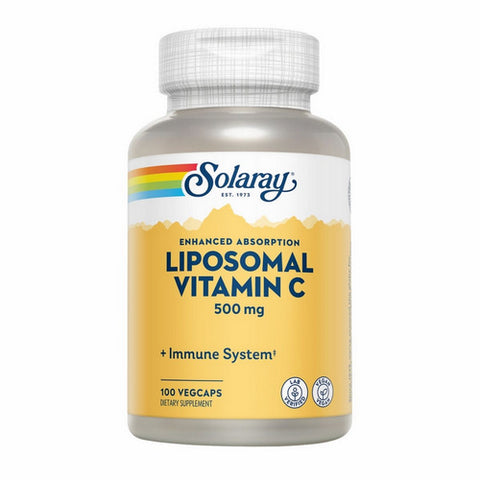 Solaray, Enhanced Absorption Liposomal Vitamin C, 500 Mg, 100 Veg Caps Solaray