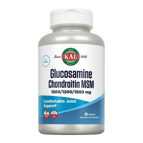 Kal, Glucosamine Chondroitin MSM, 90 Tabs Kal