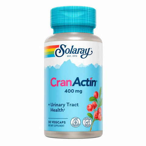 Solaray, CranActin, 400 mg, 30 Veg Caps Solaray