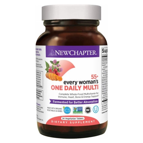 New Chapter, Every Woman One Daily 55 Plus, 24 Veg Tabs New Chapter