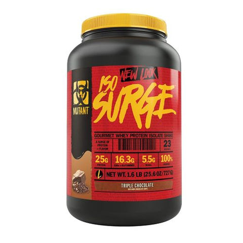 Mutant, Iso Surge, Chocolate Triple 1.6 lbs Mutant
