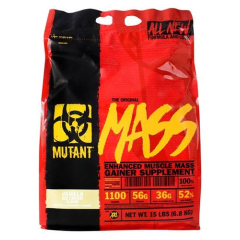 Mutant, Muscle Mass Gainer, Vanilla Cream Ice 15 lbs Mutant
