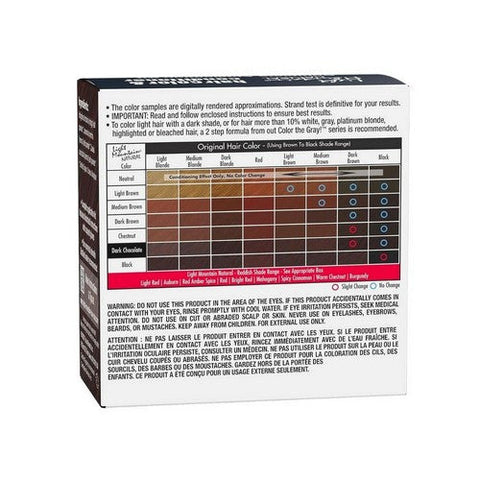 Light Mountain, Narural Hair Color & Conditioner, Dark Chocolate 4 Oz Light Mountain