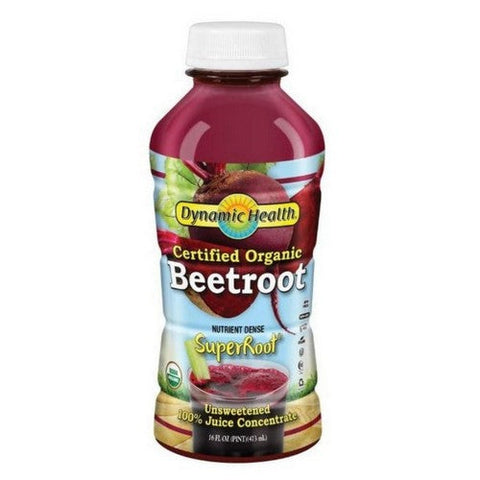Dynamic Health Laboratories, Organic 100% Beet Juice, 16 Oz Dynamic Health Laboratories