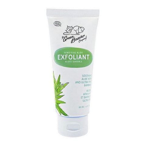 Green Beaver, Sensitive Aloe Exfoliant, 2 Oz Green Beaver