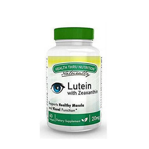 Health Thru Nutrition, Lutein, 20 mg, 60 Softgel Health Thru Nutrition