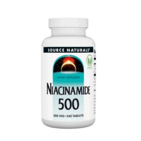 Source Naturals, Niacinamide, 500 mg, 240 Tabs Source Naturals