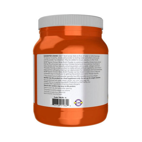 Now Foods, Chicken Bone Broth, 1.2 lbs Now Foods