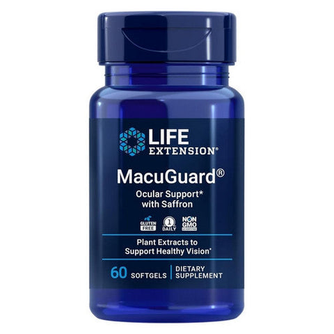 Life Extension, Macuguard Ocular Support With Saffron, 60 Softgels Life Extension
