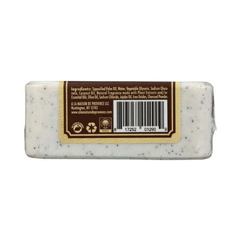 A La Maison, French Milled Hand And Body Bar Soap Coconut Charcoal, Coconut Charcoal 8.8Oz A La Maison