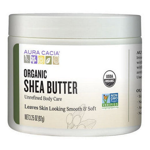 Aura Cacia, Organic Body Butter Shea Unrefined, 3.25Oz Aura Cacia