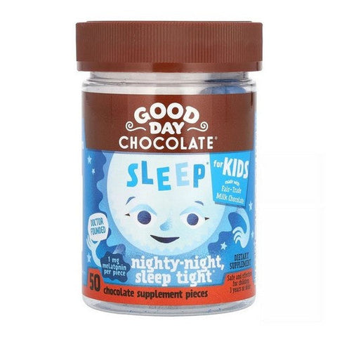 Good Day Chocolate, Sleep For Kids Chocolate, 1 Mg, 50 Count Good Day Chocolate