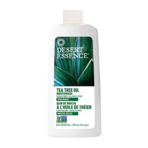 Desert Essence, Tea Tree Oil Mouthwash Spearmint, 8 Oz Desert Essence