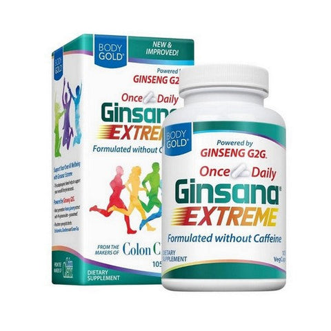Body Gold, Ginsana Extreme, 105 Veg Caps Body Gold