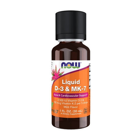 Now Foods, Liquid Vitamin D-3 & MK-7, 1 Oz Now Foods