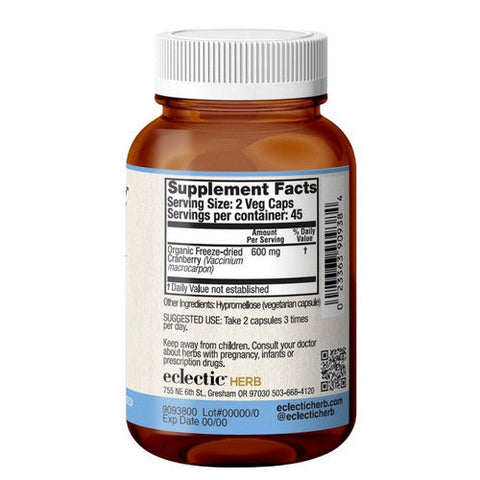 Eclectic Herb, Cranberry, 300 Mg, 90 Caps Eclectic Herb