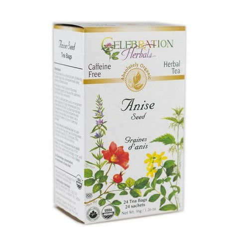 Celebration Herbals, Organic Anise Seed Tea, 24 Bags Celebration Herbals