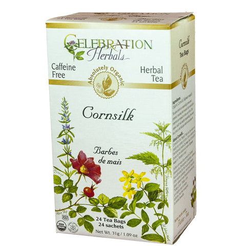 Celebration Herbals, Organic Cornsilk Tea, 24 Bags Celebration Herbals